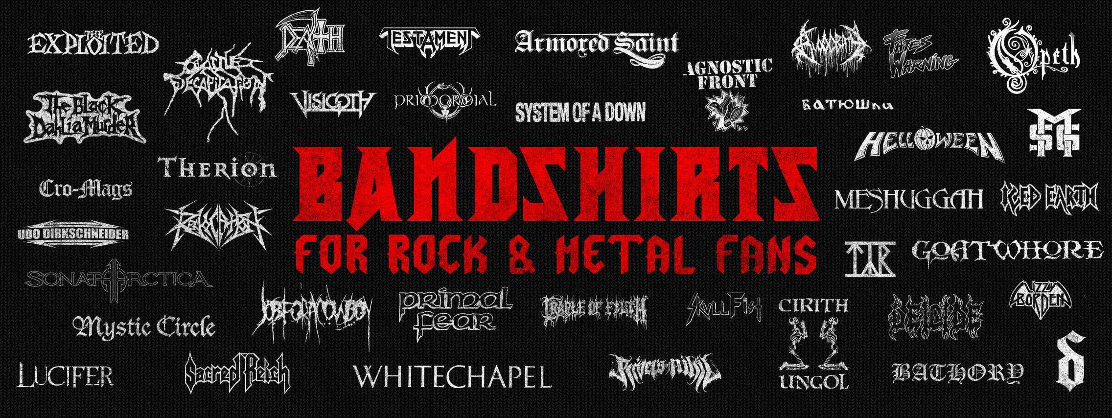 Rock & Metal Bandshirts