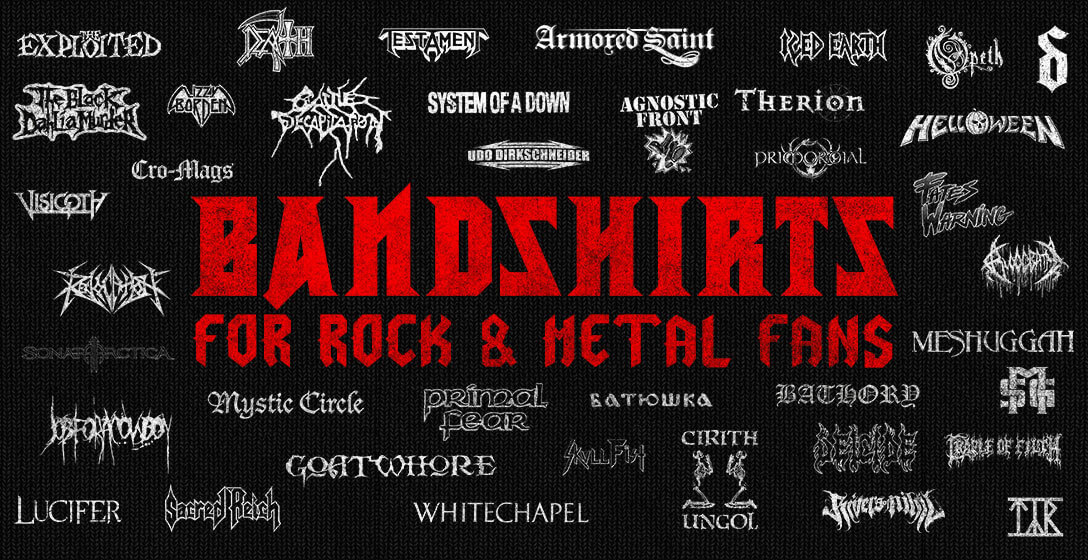 Rock & Metal Bandshirts