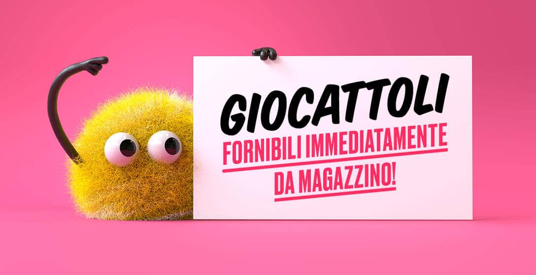 Giocattoli - Fornibili immediatamente da magazzino